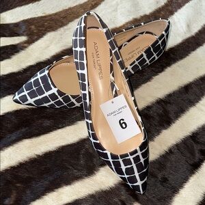 Adam Lippes for Target - Black & White Grid Pointed Flats